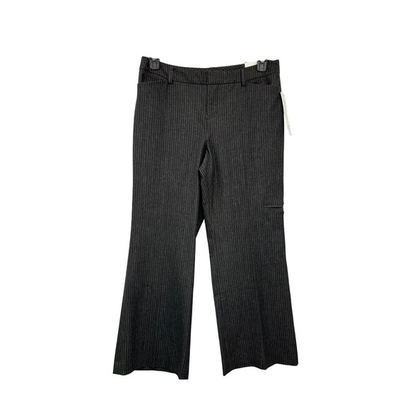 Coldwater Creek Pinstripe Trouser Fit Bootcut Pants 10P Petite NEW - Picture 1 of 16